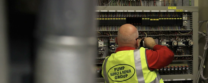 Pump Supply & Repair Group has a number of trained electrical engineers who are ideally situated for carrying out all of your onsite electrical needs related to the control of on site machinery. We offer the maintenance of electrical and mechanical equipment to various national Utility providers, and also to their numerous contractors and suppliers supplying a one stop engineering and electrical solution.